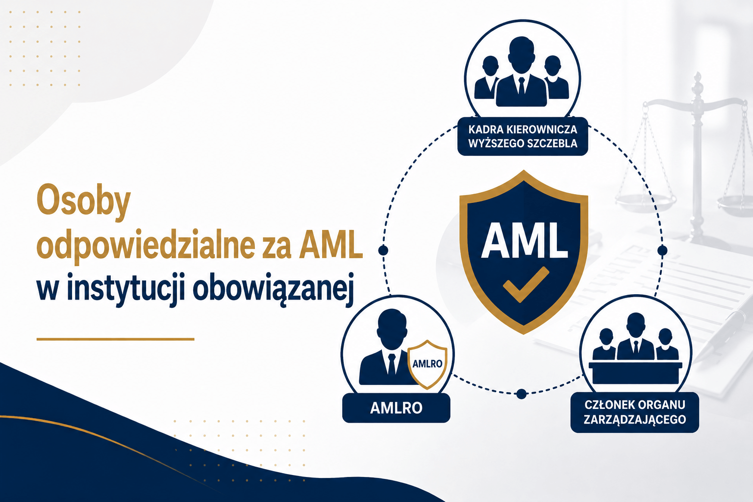 Osoby odpowiedzialne za AML w instytucji obowiązanej.